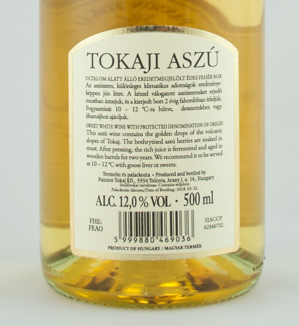Tokaji Aszú 5 2014 – Pannon Puttonyos Tokaj Hungarian Wine House 